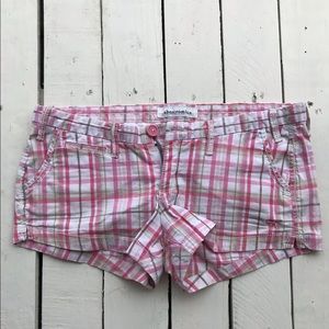 ❌SOLD❌Abercrombie plaid shorts
